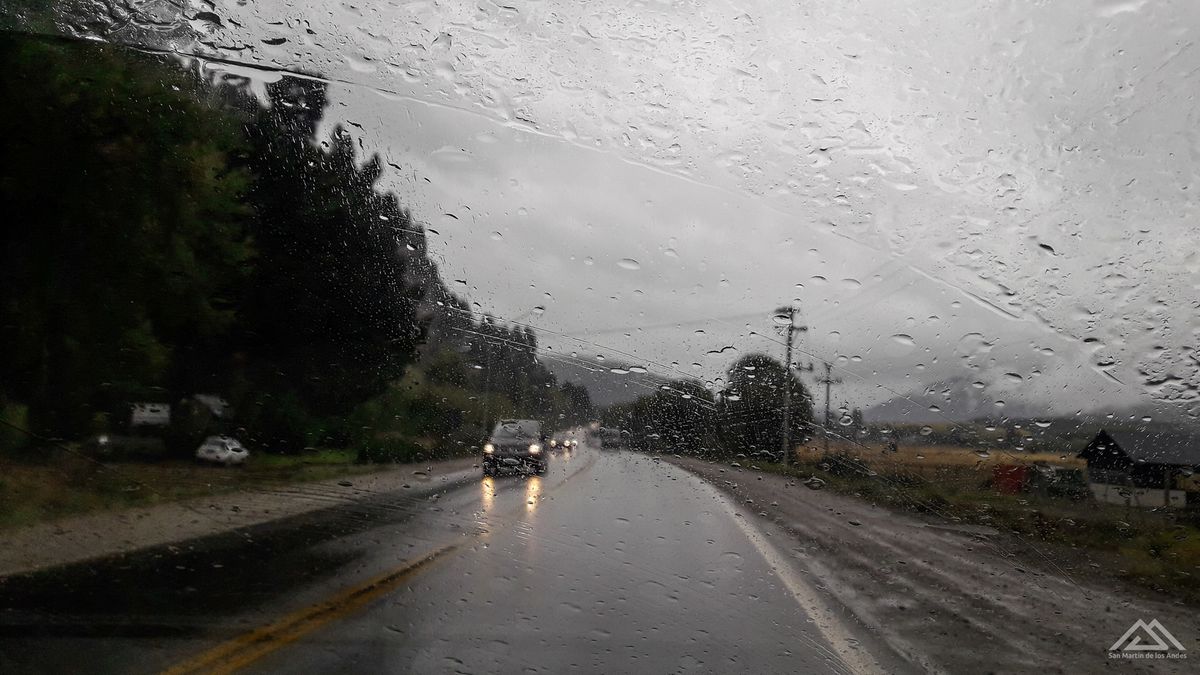 Lluvia en San Martín de los Andes.