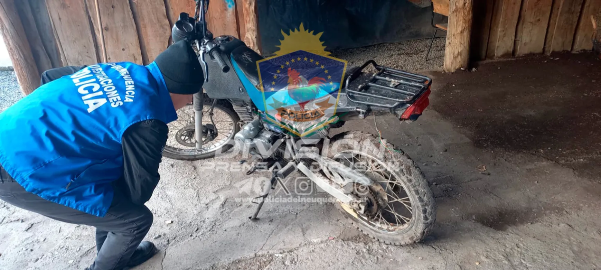 Villa La Angostura: recuperan una moto hurtada
