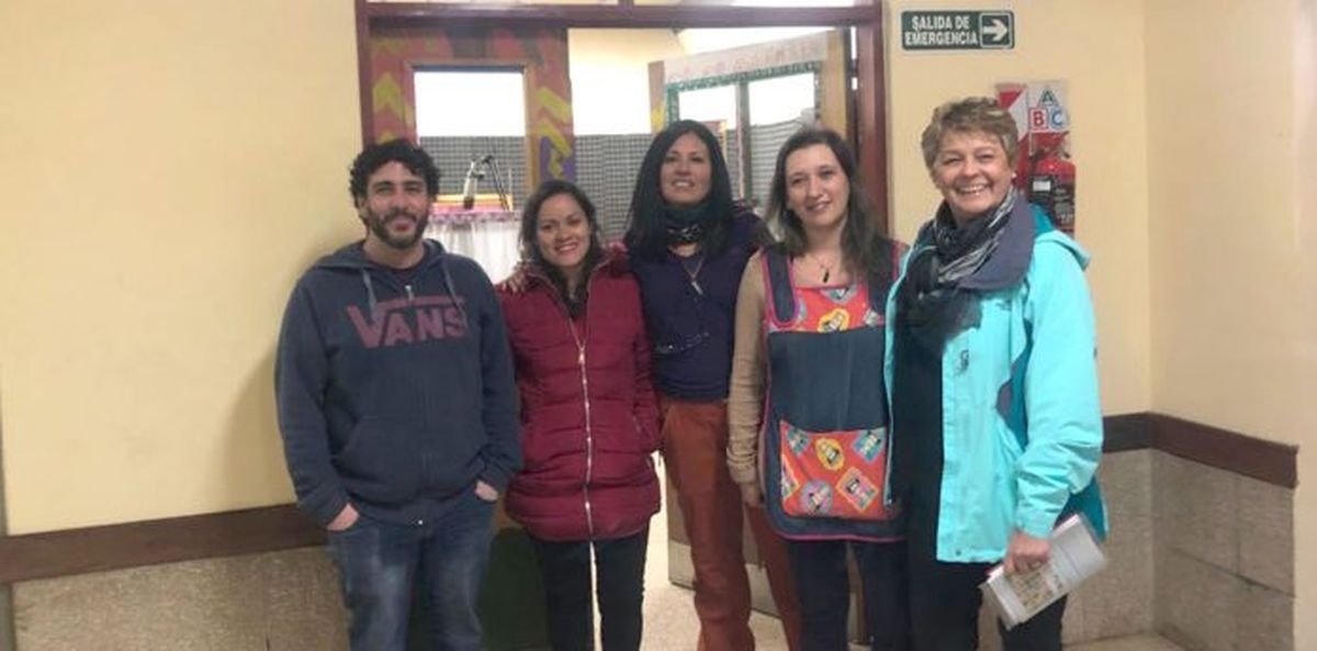 Storioni recorrió establecimientos educativos en Villa La Angostura
