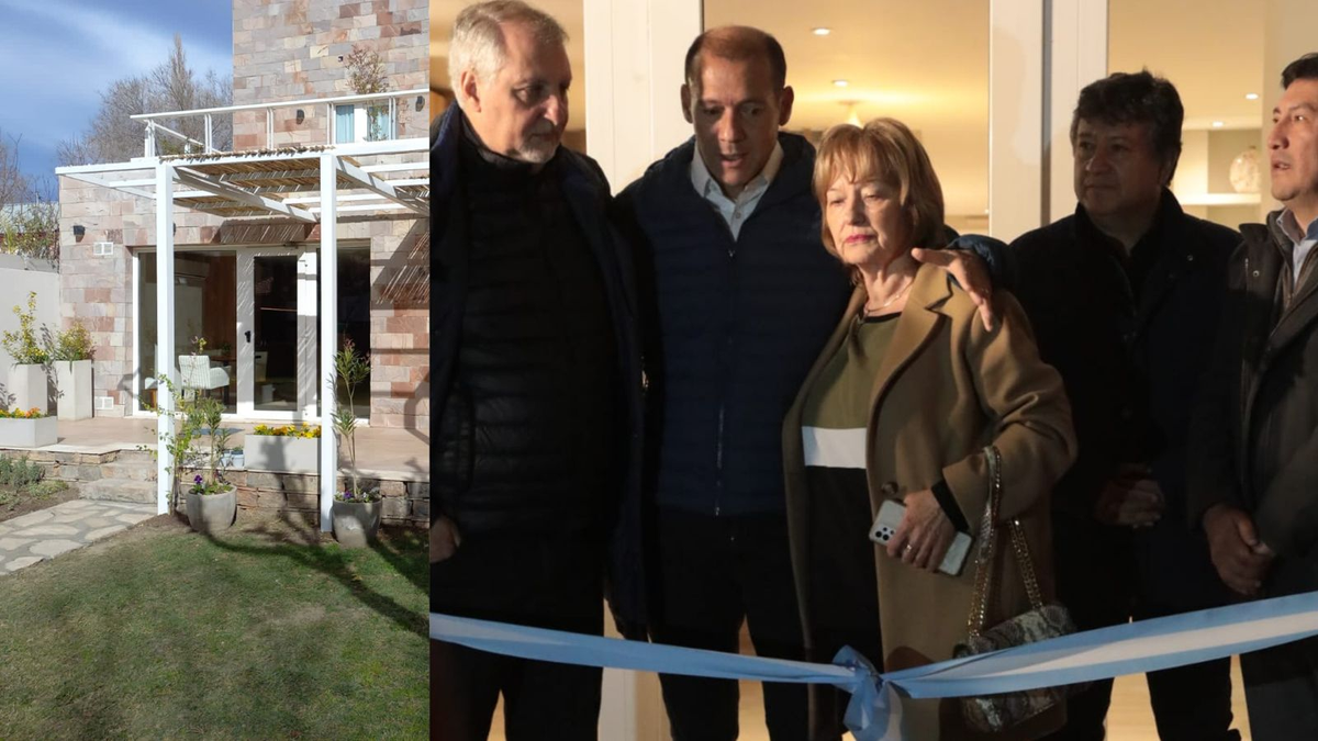 Omar Gutiérrez y Claudio Andreani reinauguraron el Hotel Terra Malal