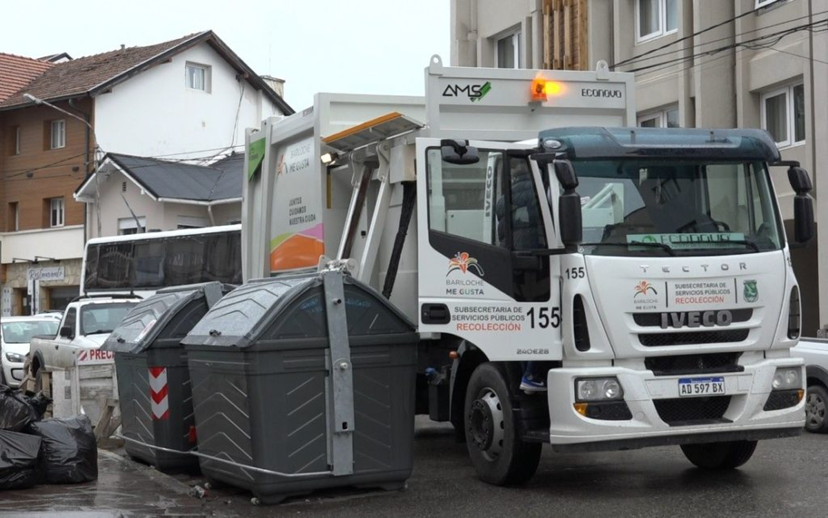Bariloche: Un hombre murió compactado en un camión de basura