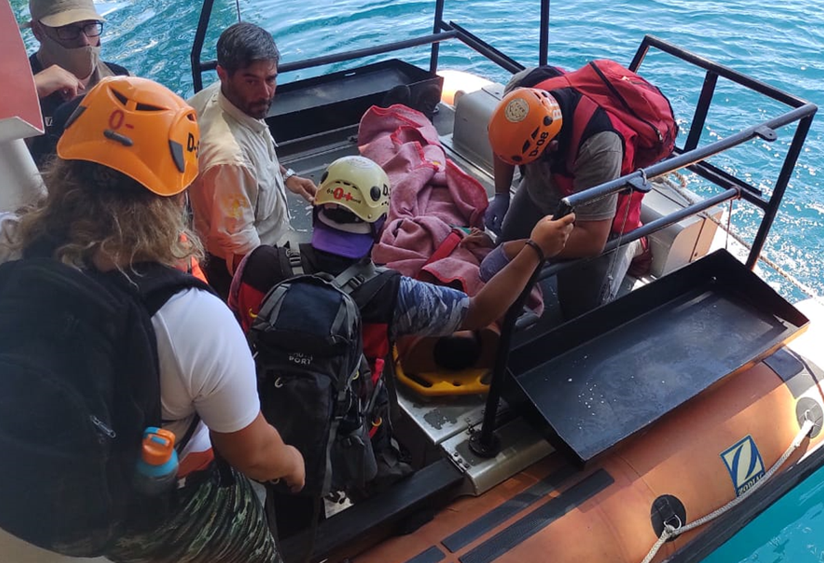 Angostura: Rescatan a un turista con fractura de cráneo