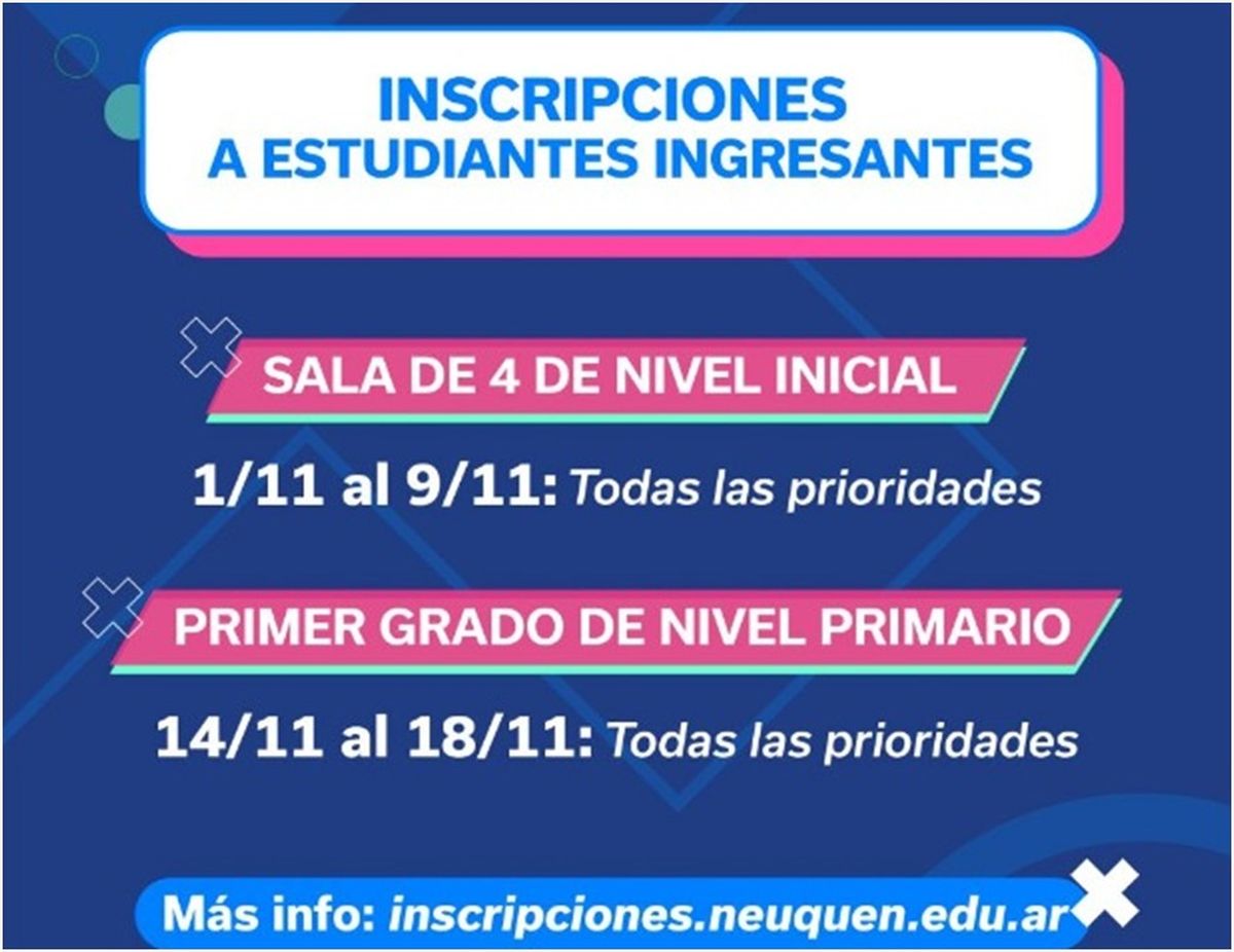 Inscripción a jardines en Villa La Angostura para 2023.