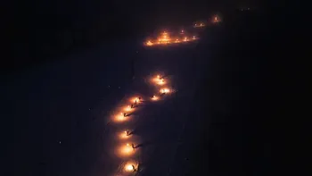 Chapelco realizó su tradicional Bajada de Antorchas