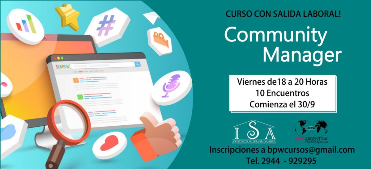 Cursos en el Instituto Superior de Arte de Villa La Angostura.