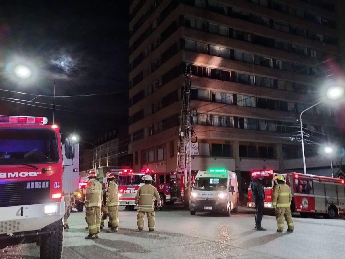 Bariloche: Incendio en un edificio céntrico