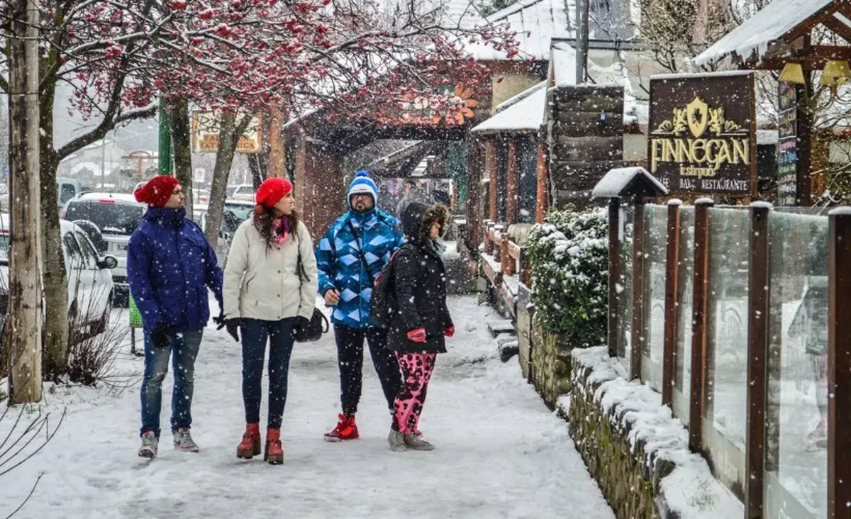 Región: alerta meteorológico por intensas nevadas