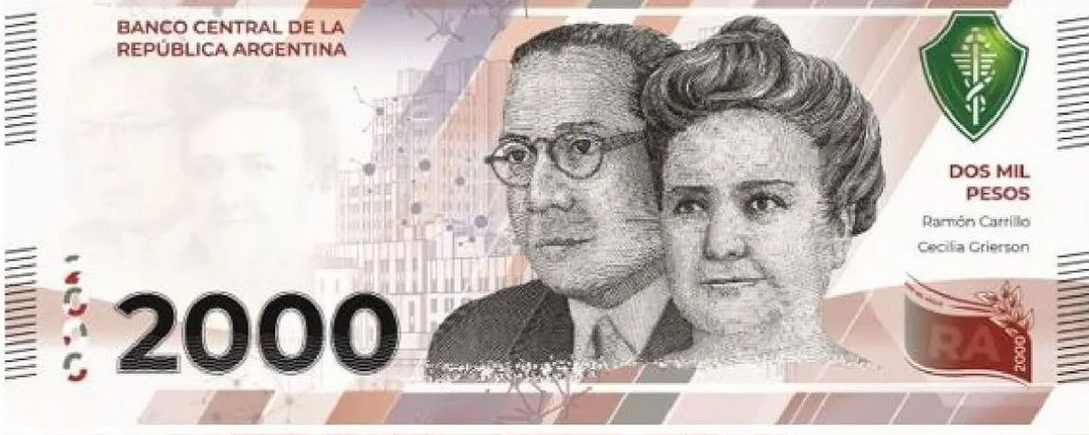 Argentina: lanzan el billete de $ 2000