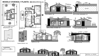 Conocé las casas que se comenzaron a construir en los Macrolotes