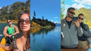 Las románticas vacaciones de Nico Occhiato y Flor Jazmín Peña en la Patagonia