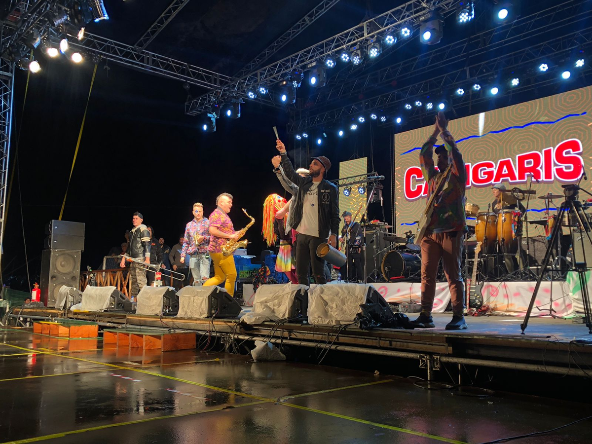 Fiesta de los Jardines: Los Caligaris ofecieron un gran show