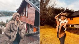 altText(Cande Ruggeri y Mery del Cerro de vacaciones en Villa La Angostura: los lugares elegidos por las modelos)}