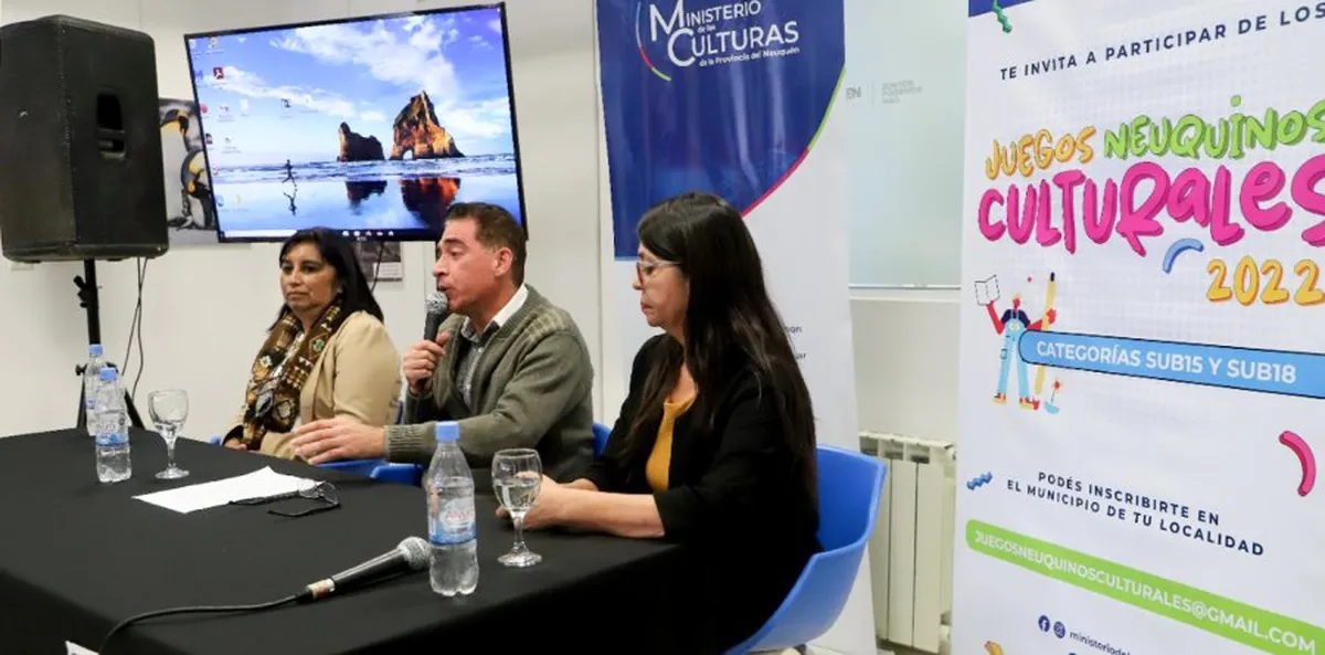 El subsecretario de Cultura también se mostró muy feliz porque Villa La Angostura fue elegida como sede de los Juegos Culturales.