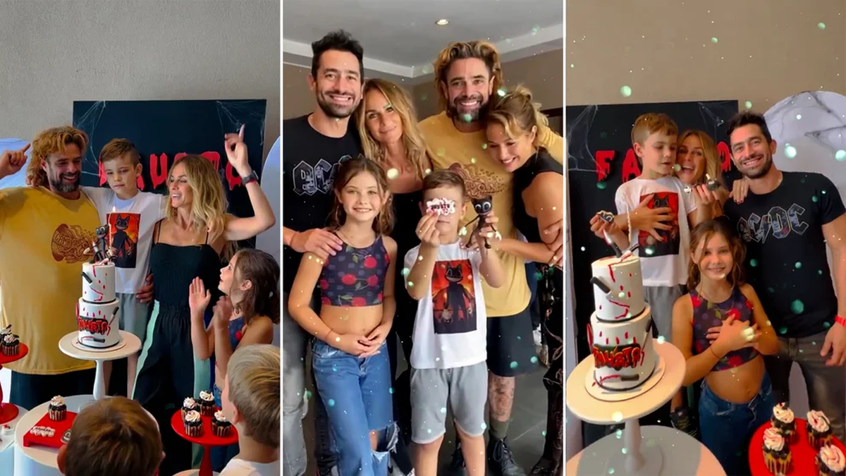 Flor Vigna y las vacaciones con su familia ensamblada