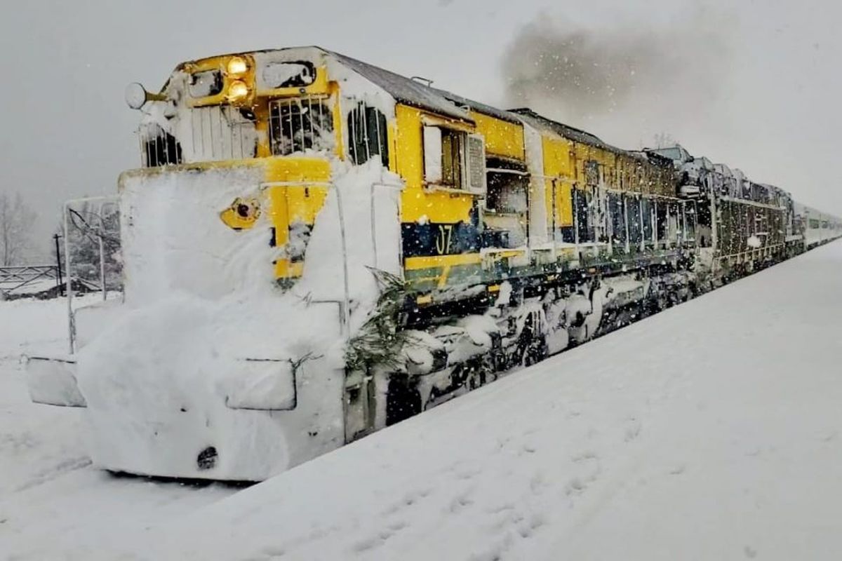 El Tren Patagónico en la nieve, la postal rionegrina que el país viralizó