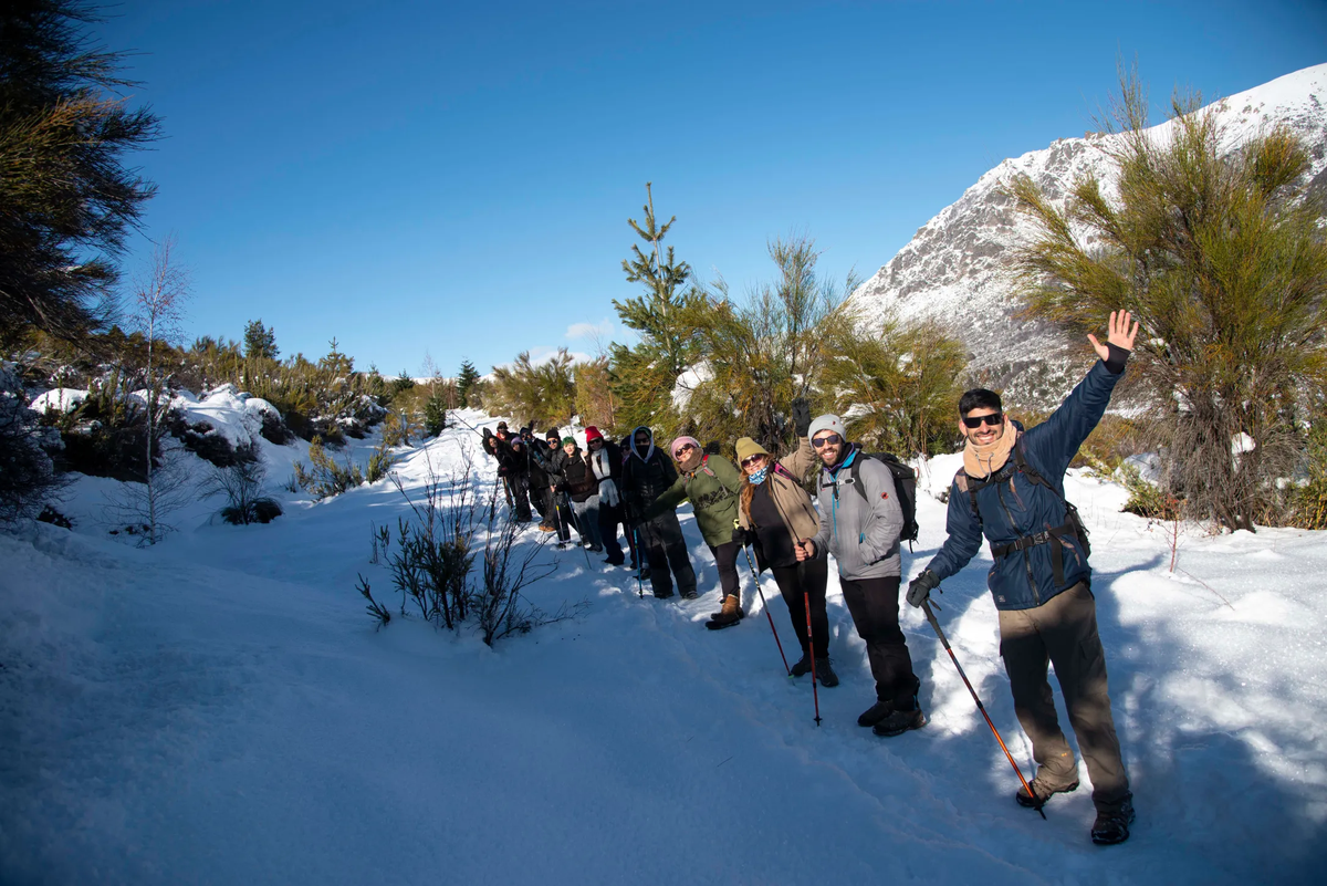 Bariloche: vecinos subieron por primera vez al cerro