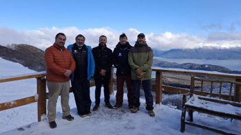 Murer acompañó la apertura de la Temporada Invernal en el Cerro Bayo