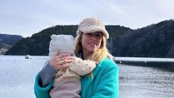 altText(Postales de las vacaciones familiares de Nicole Neumann en San Martín de los Andes)}