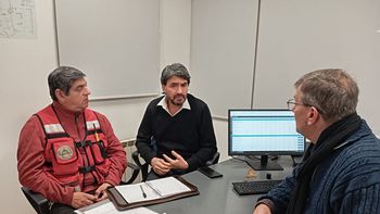 Todo sobre la reunión de Saloniti en las oficinas de Camuzzi